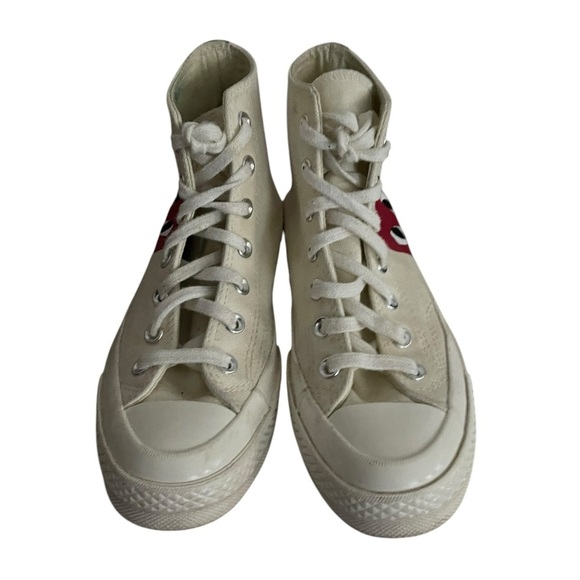 Converse X Comme Des Garçons Women High-Top Sneakers Size 7 - Picture 5 of 9
